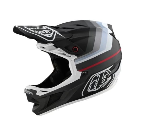 Casco Troy lee Designs D4 Composite Mirage black/silver