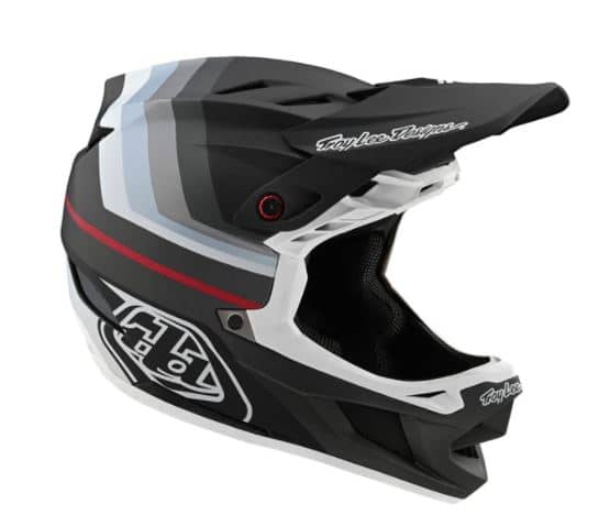 Casco Troy lee Designs D4 Composite Mirage black/silver