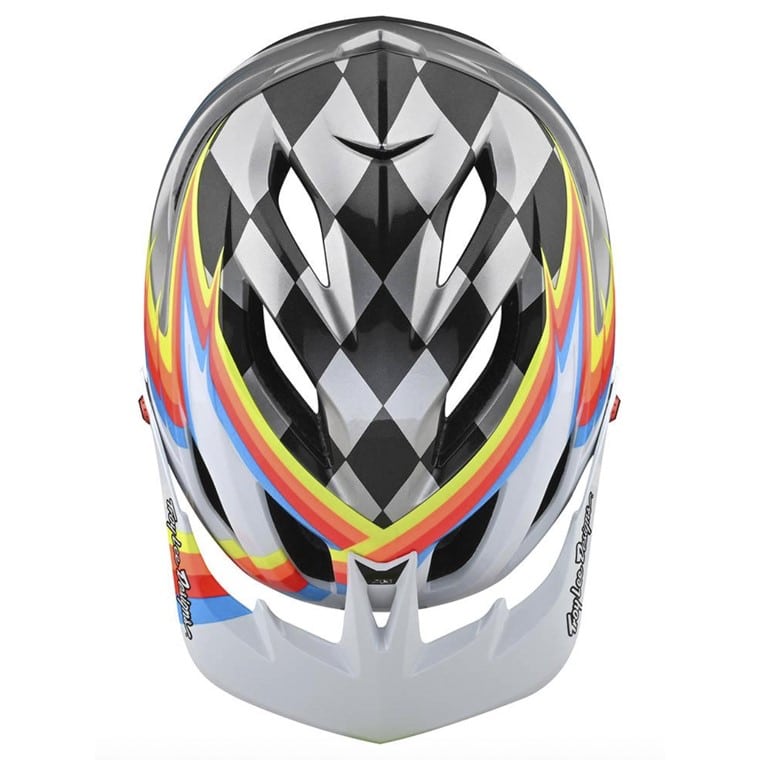 Casco Troy Lee Designs A3 Sideway Blanco/Gris