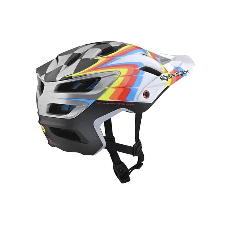 Casco Troy Lee Designs A3 Sideway Blanco/Gris