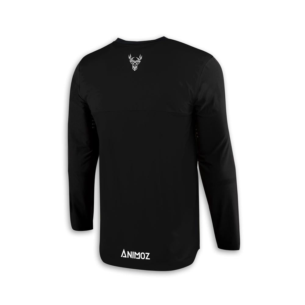 Camiseta Animoz Manga Larga Wild Negro
