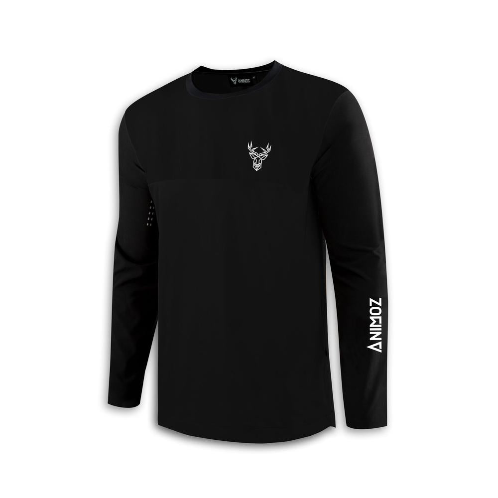 CAMISETA MANGA LARGA WILD NEGRO