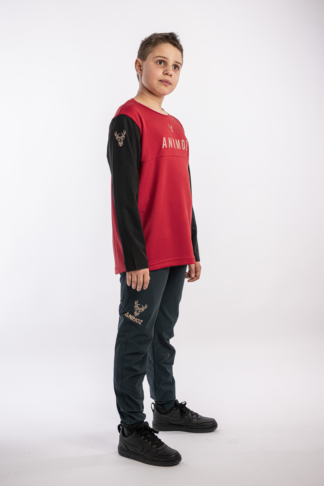 JERSEY MANGA LARGA KID WILD ROJO