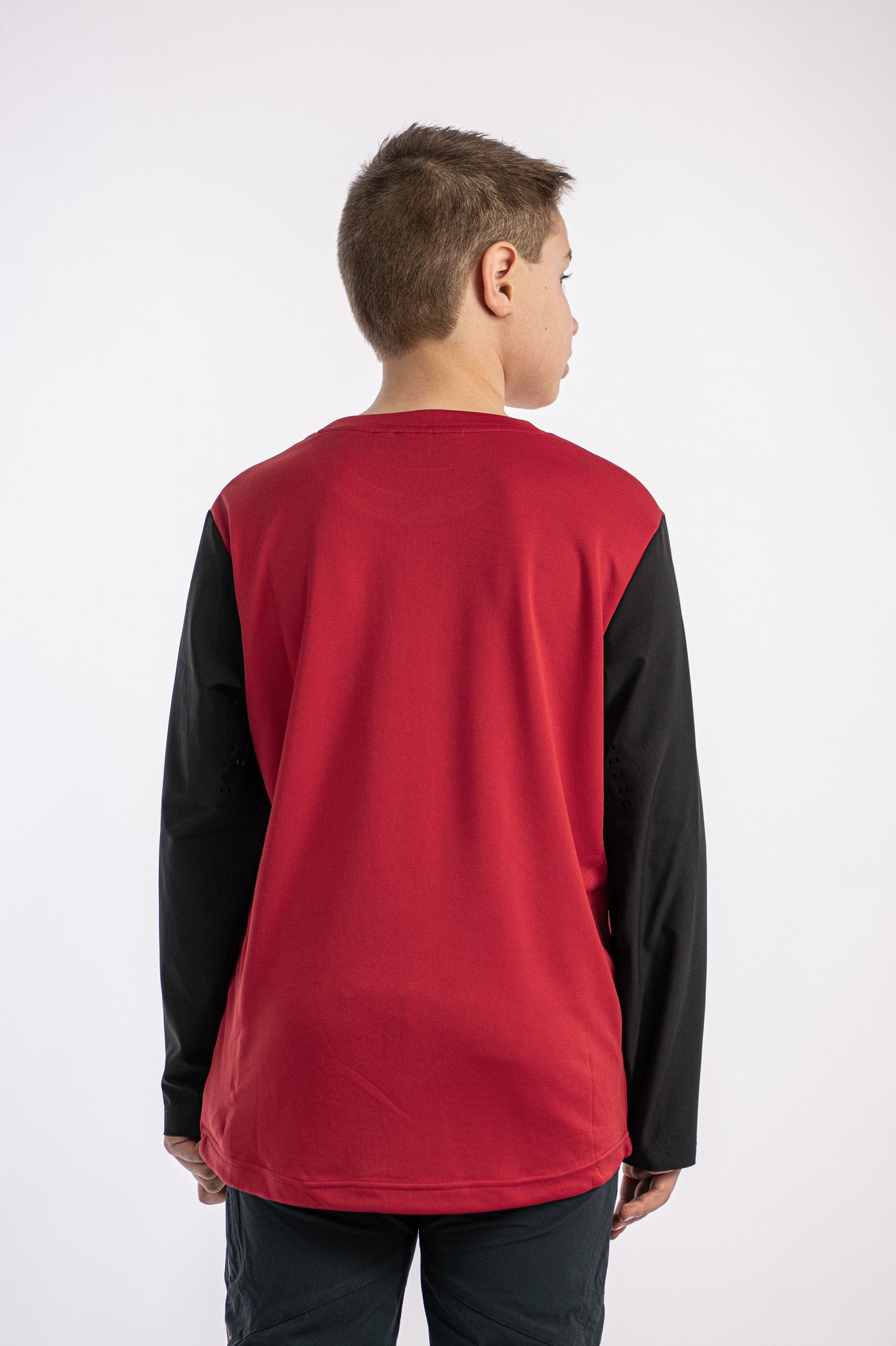 JERSEY MANGA LARGA KID WILD ROJO