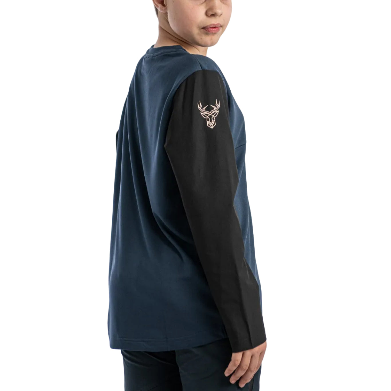 Jersey Animoz Manga Larga Wild Azul Marino para Niños