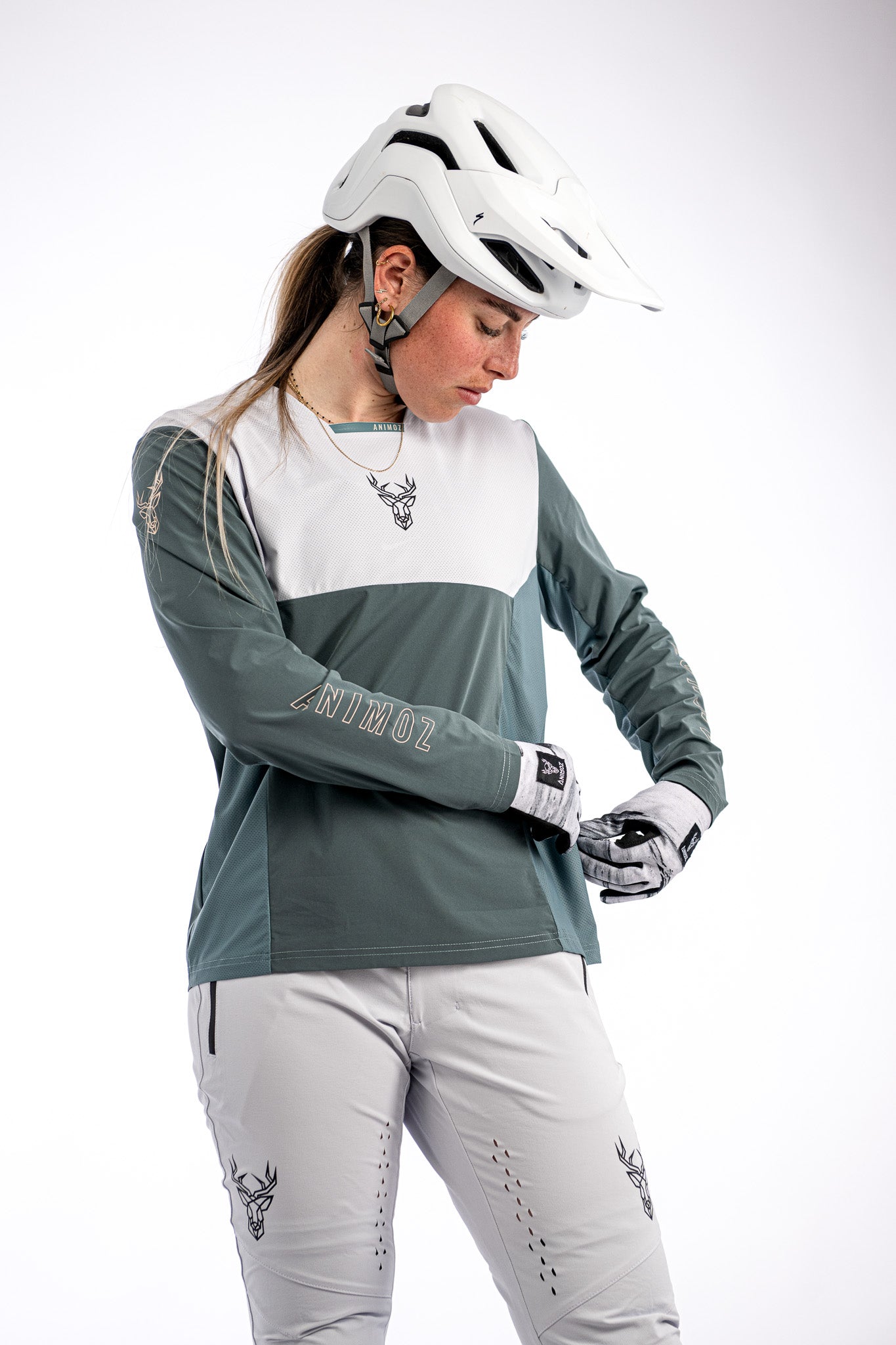 JERSEY MANGA LARGA PURE MUJER VERDE