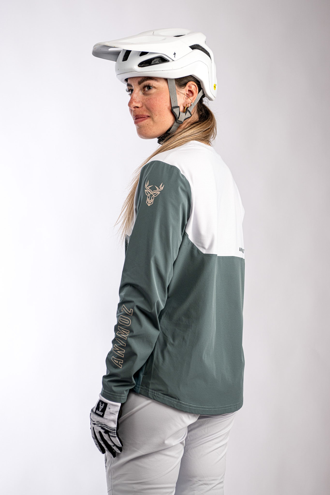 JERSEY MANGA LARGA PURE MUJER VERDE