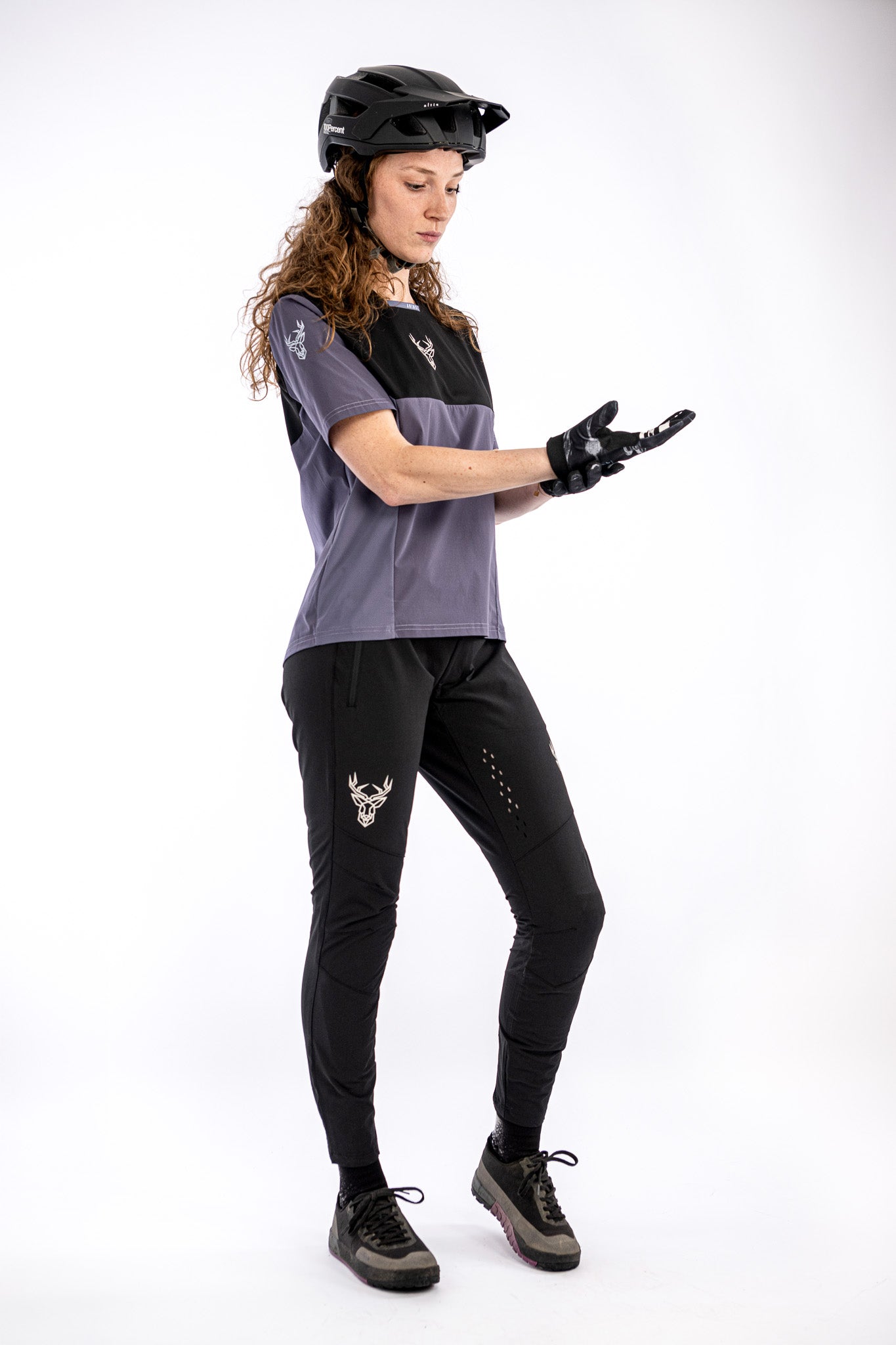 JERSEY MANGA CORTA PURE MUJER MORADO