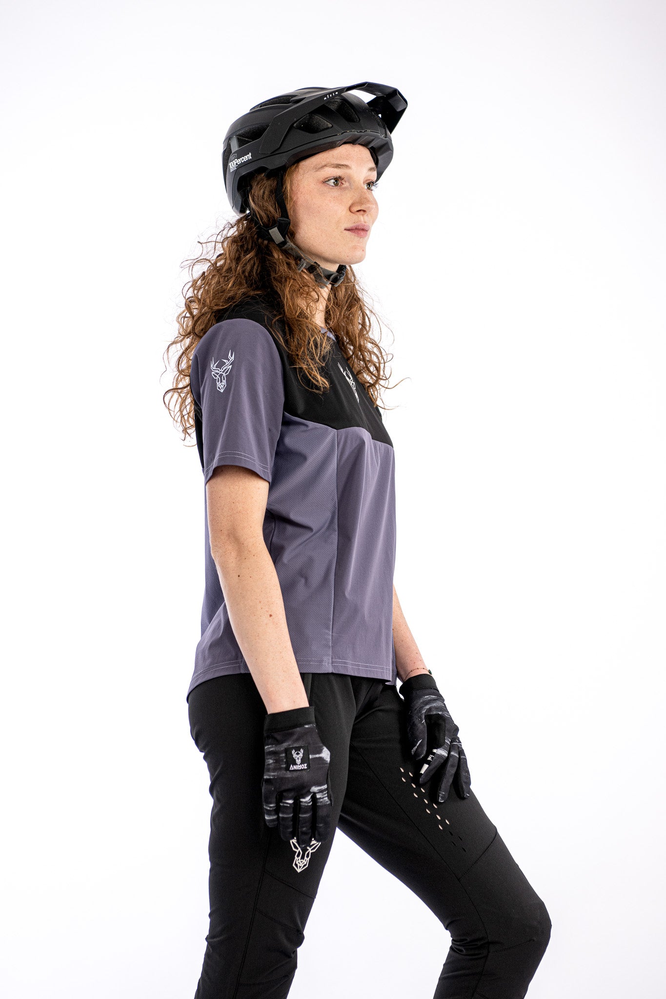 JERSEY MANGA CORTA PURE MUJER MORADO