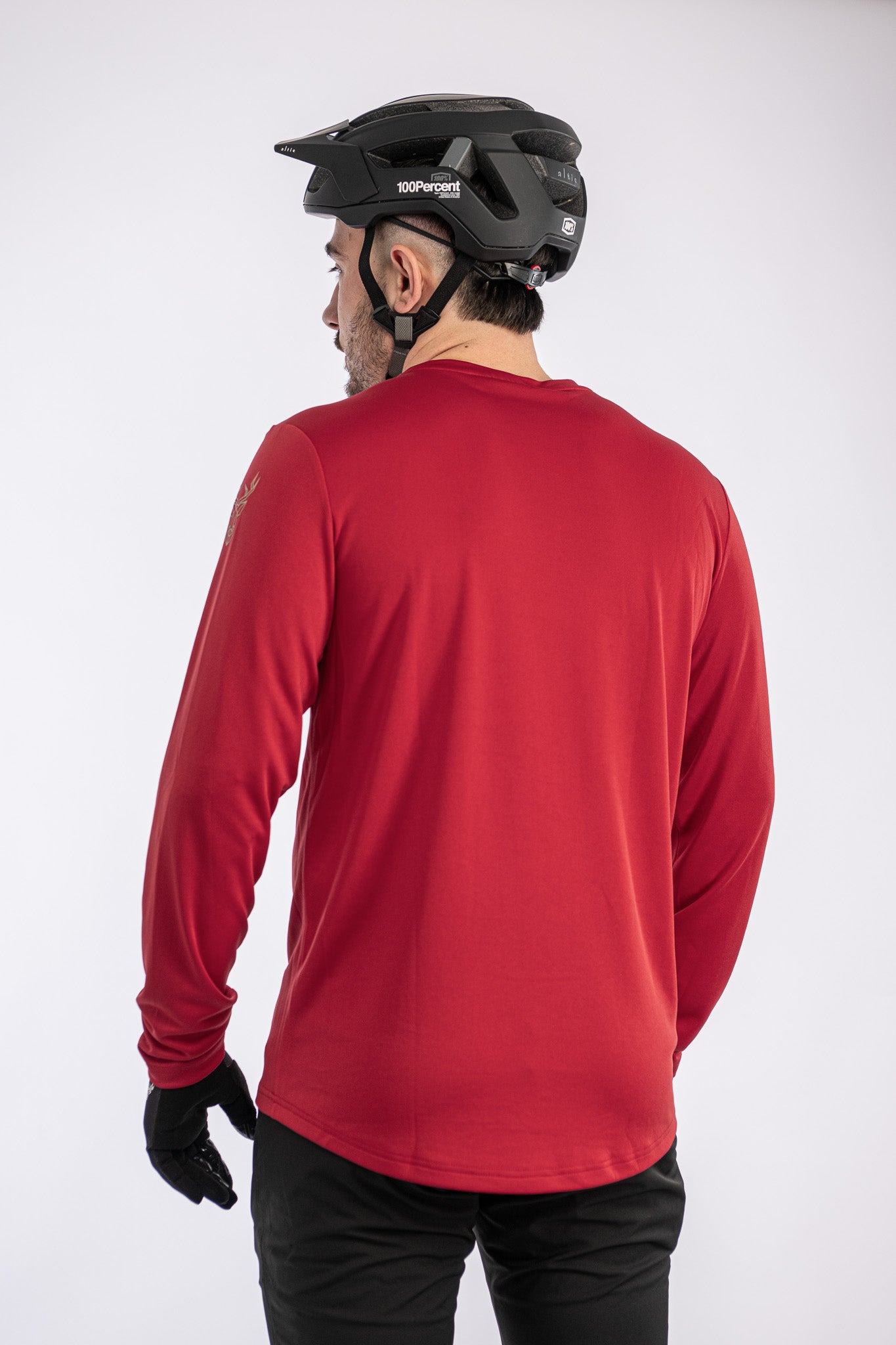 JERSEY MANGA LARGA RAW ROJO