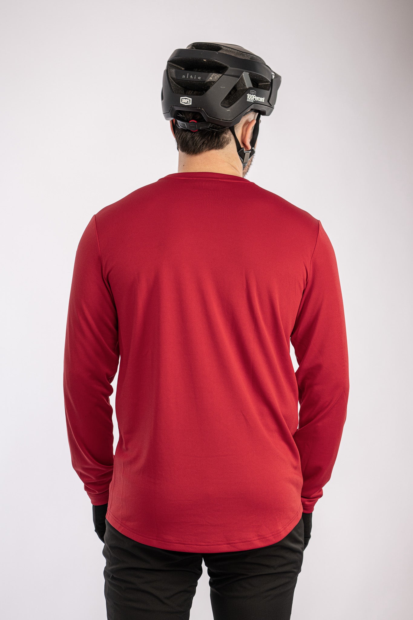 JERSEY MANGA LARGA RAW ROJO