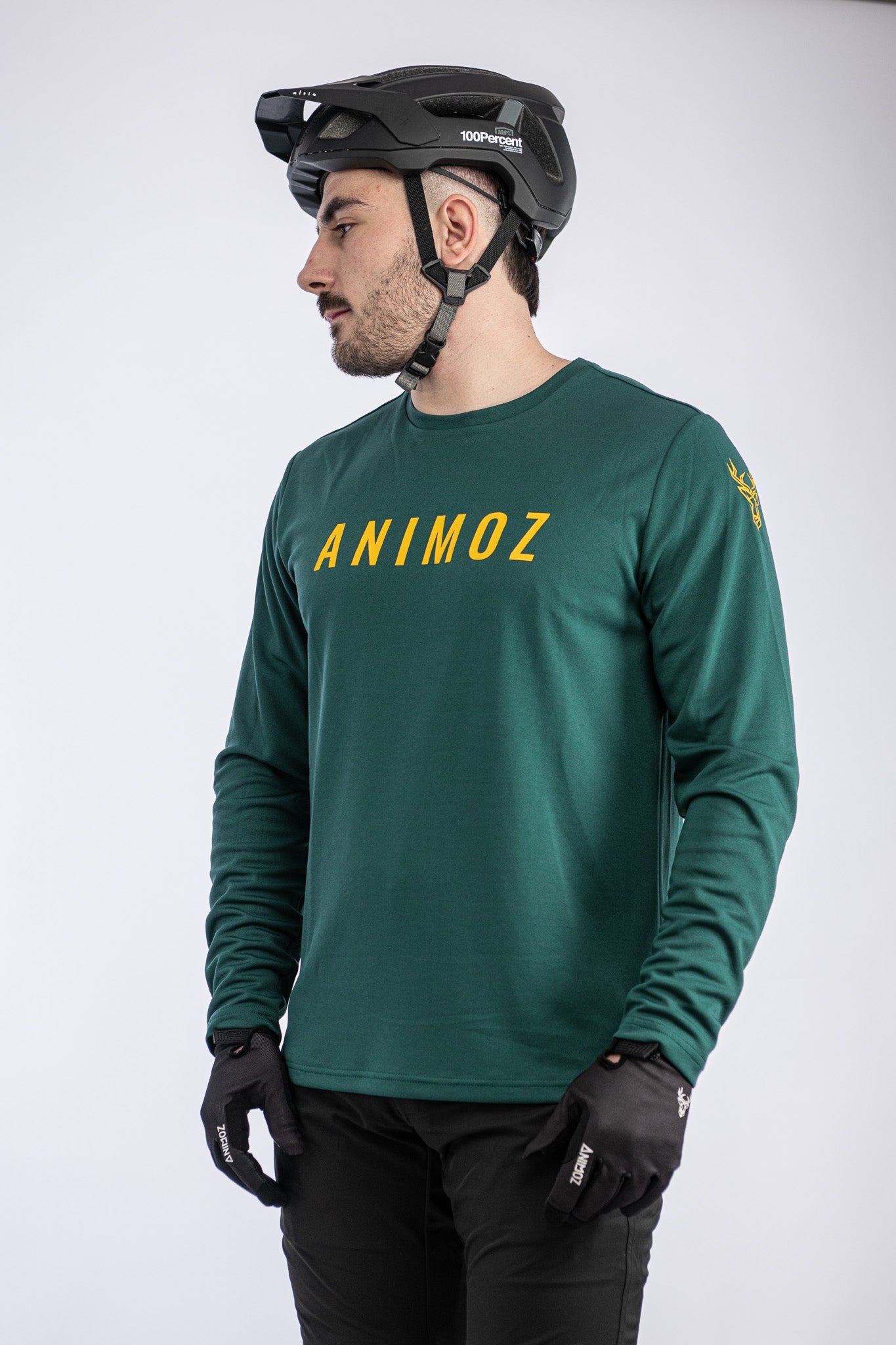 JERSEY MANGA LARGA RAW VERDE