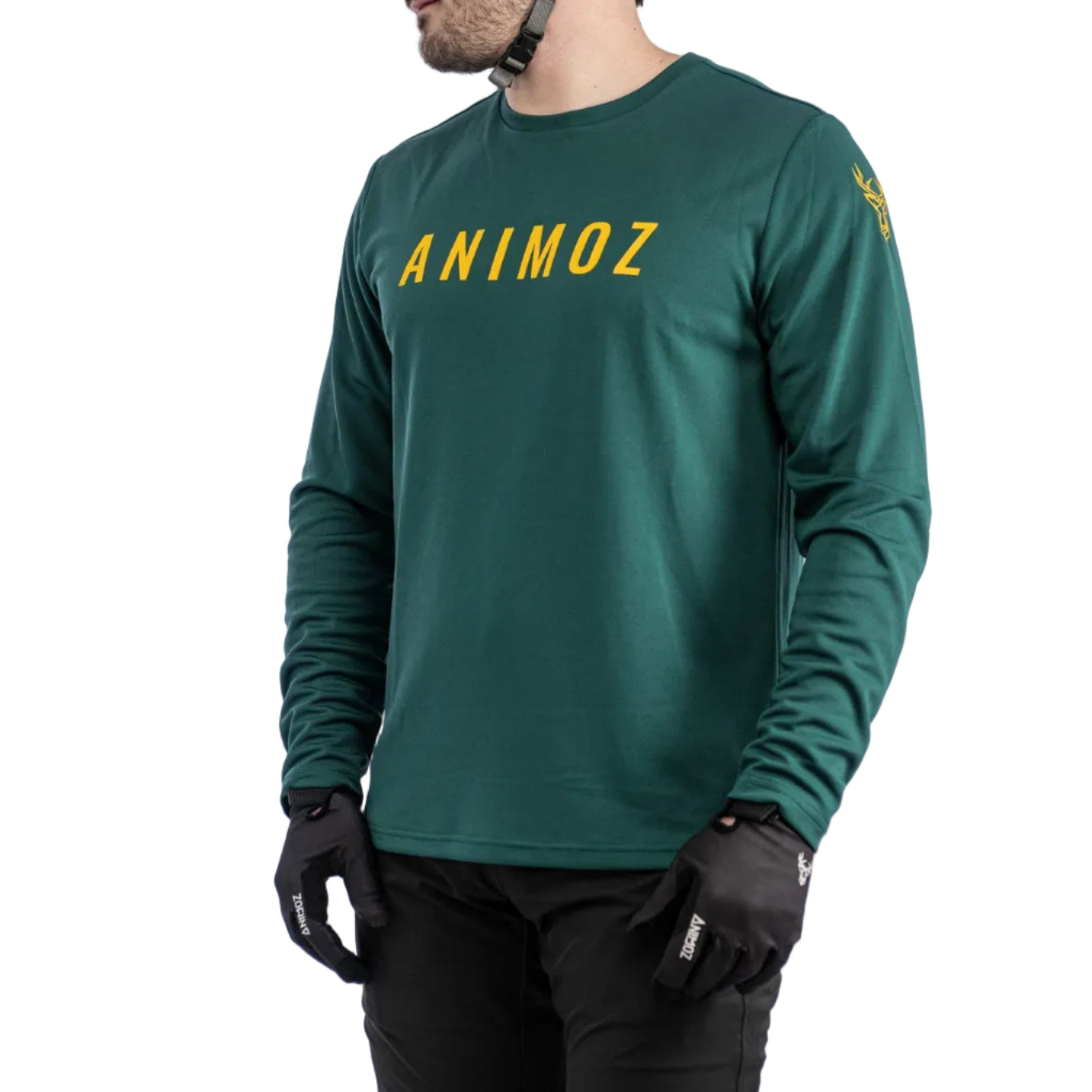 Jersey Animoz Manga Larga Raw Verde