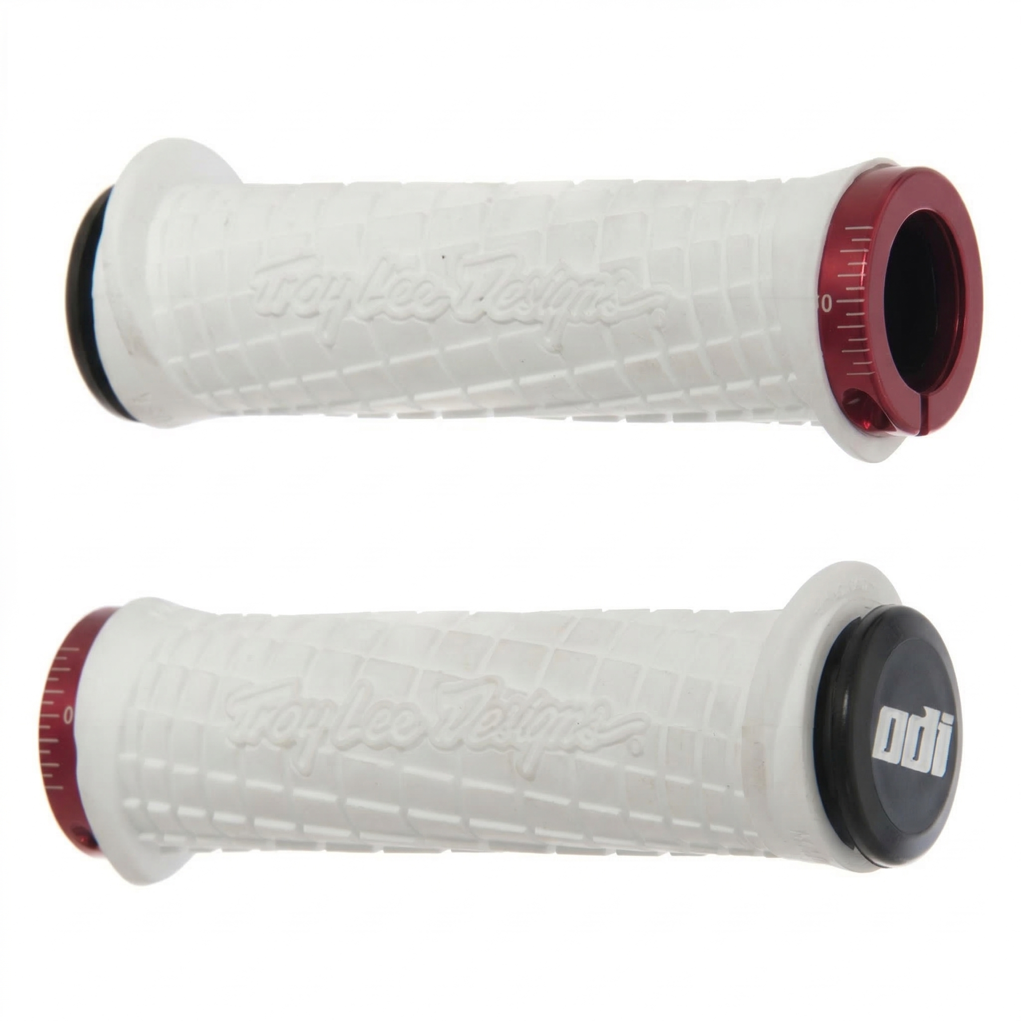 Puños ODI Grip MTB TLD Lock On Bonus Pack Blanco