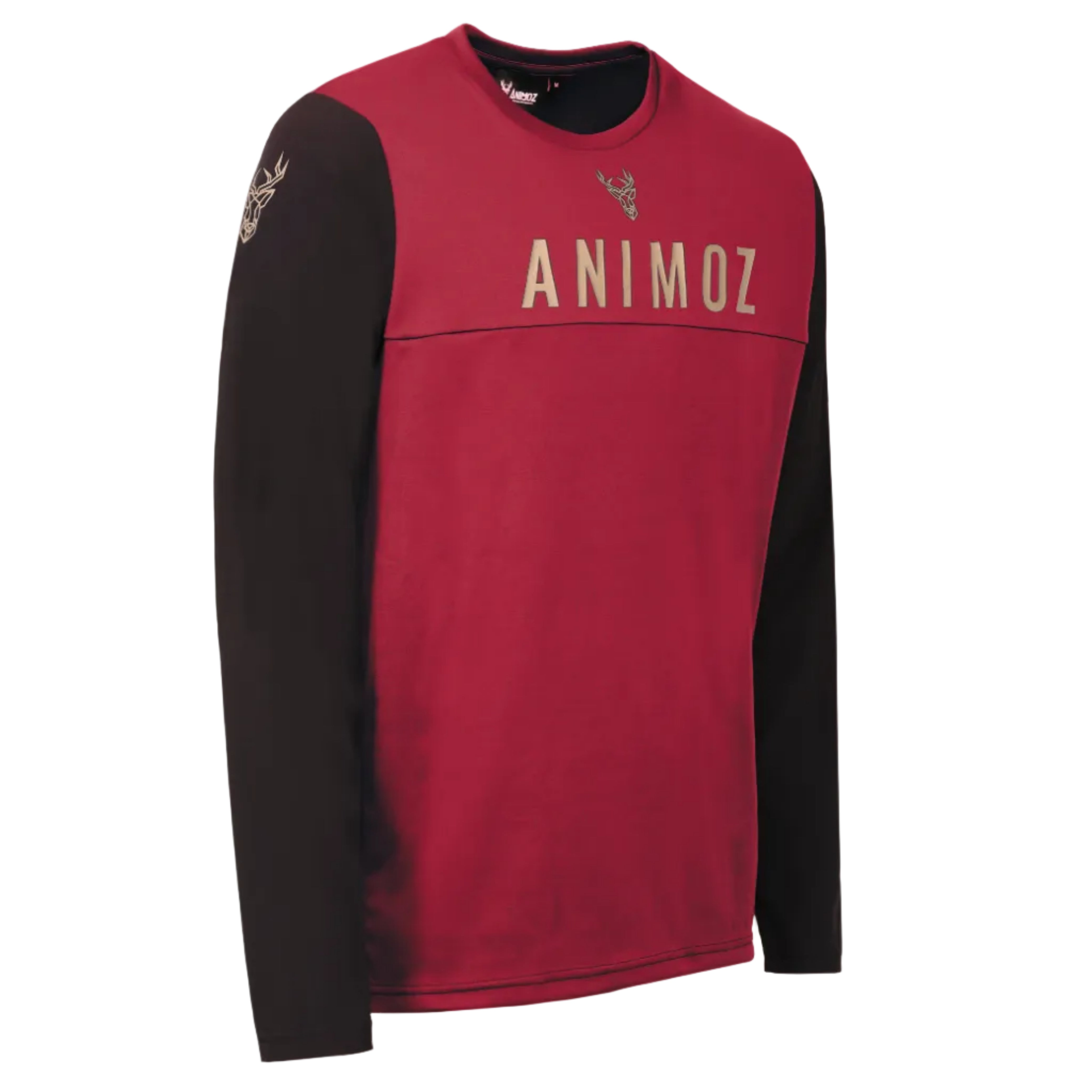 Jersey Animoz Manga Larga Wild Rojo para Niños