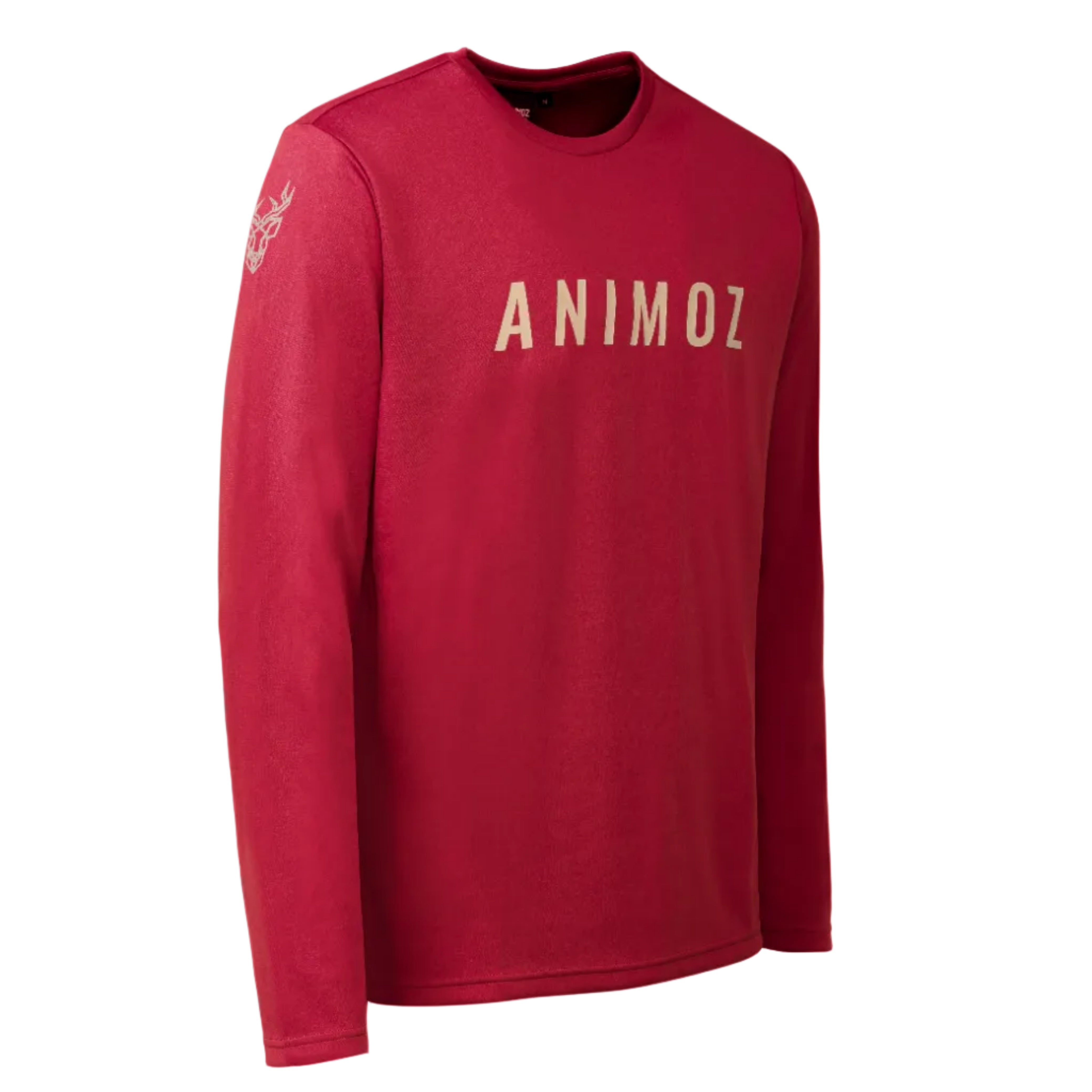 Jersey Animoz Manga Larga Raw Rojo