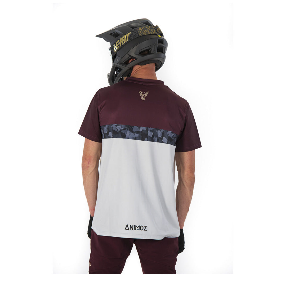 JERSEY MANGA CORTA BURDEOS WILD