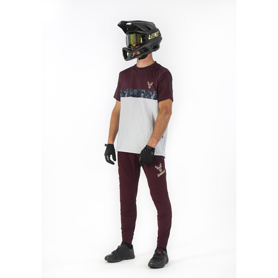 JERSEY MANGA CORTA BURDEOS WILD