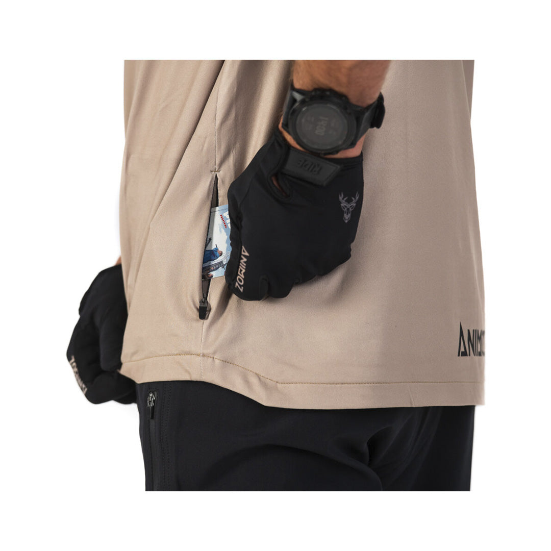 JERSEY MANGA CORTA CAMEL WILD