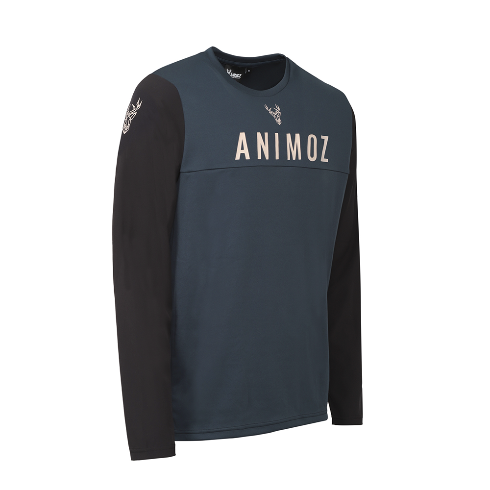 Polera Manga Larga Wilds Azul