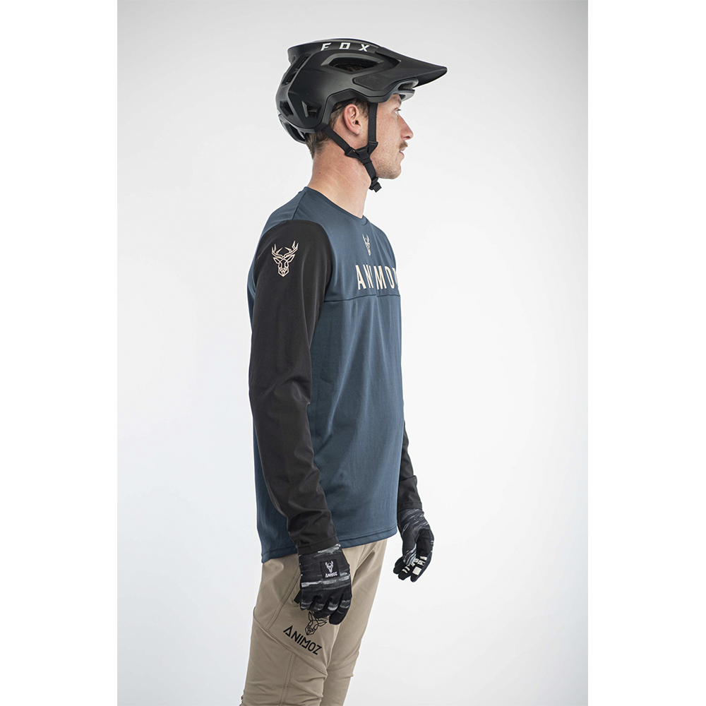 Polera Manga Larga Wilds Azul