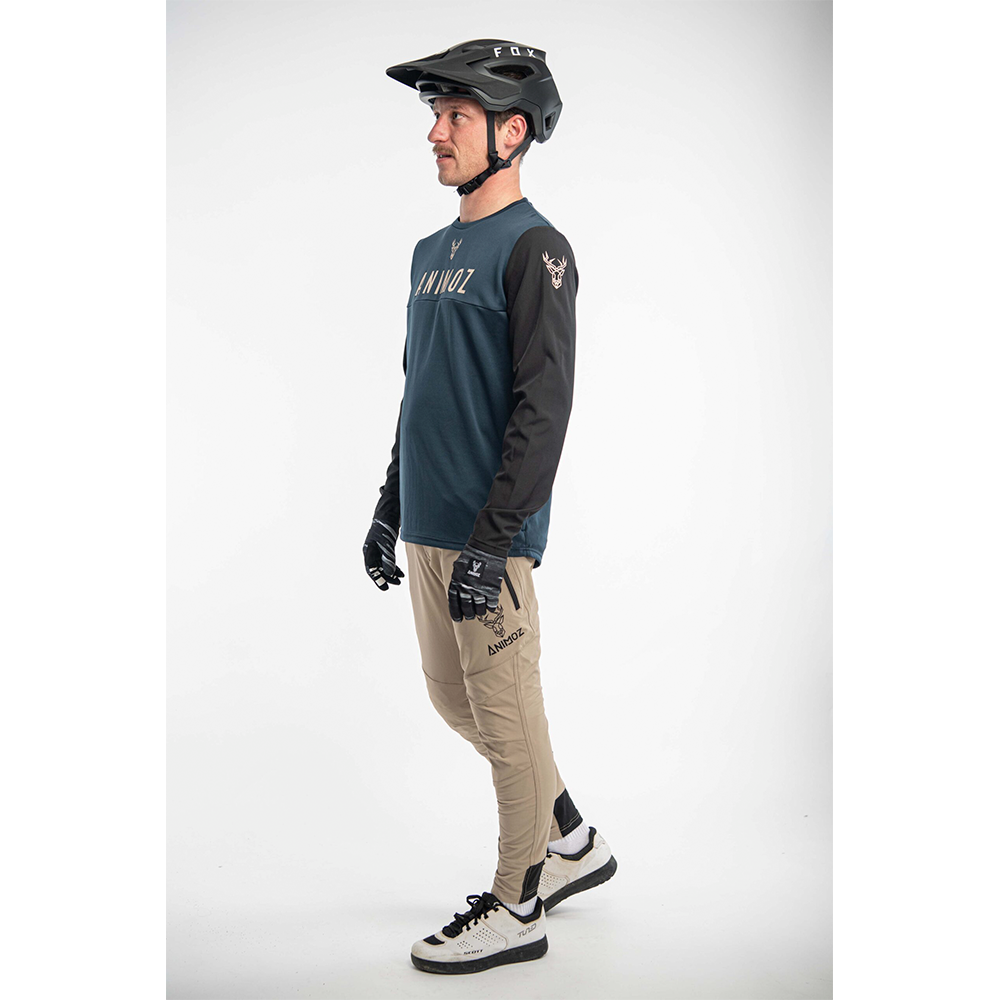 Polera Manga Larga Wilds Azul