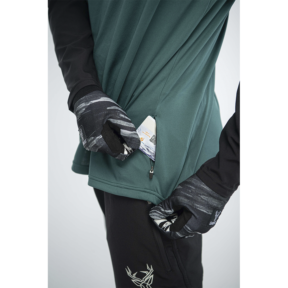 Polera Manga Larga Wilds Verde