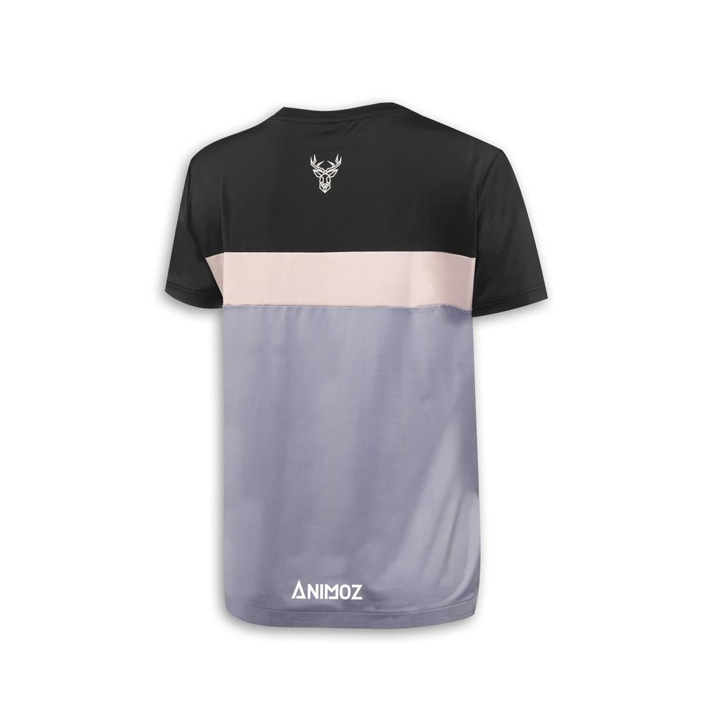 CAMISETA MANGA CORTA WMN WILD MORADO