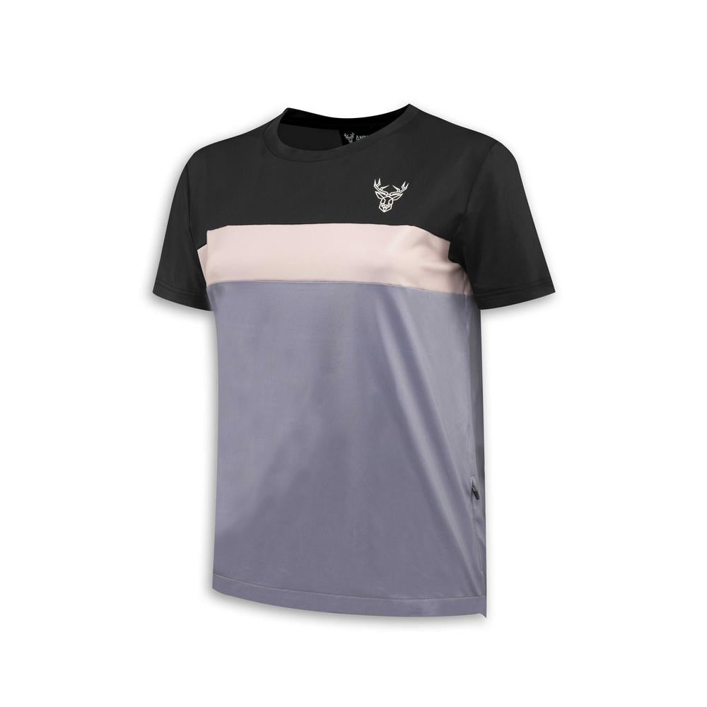 CAMISETA MANGA CORTA WMN WILD MORADO