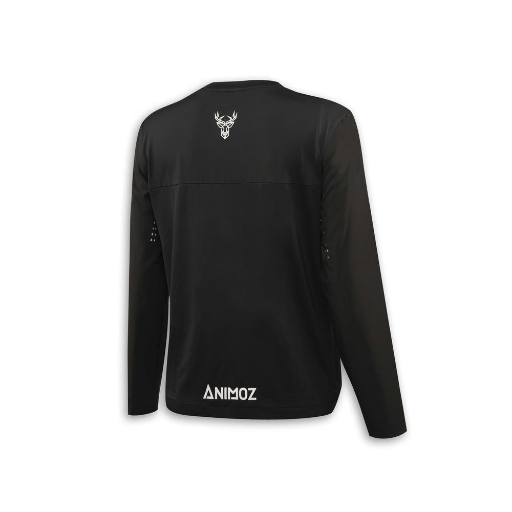 CAMISETA MANGA LARGA WMN WILD NEGRO