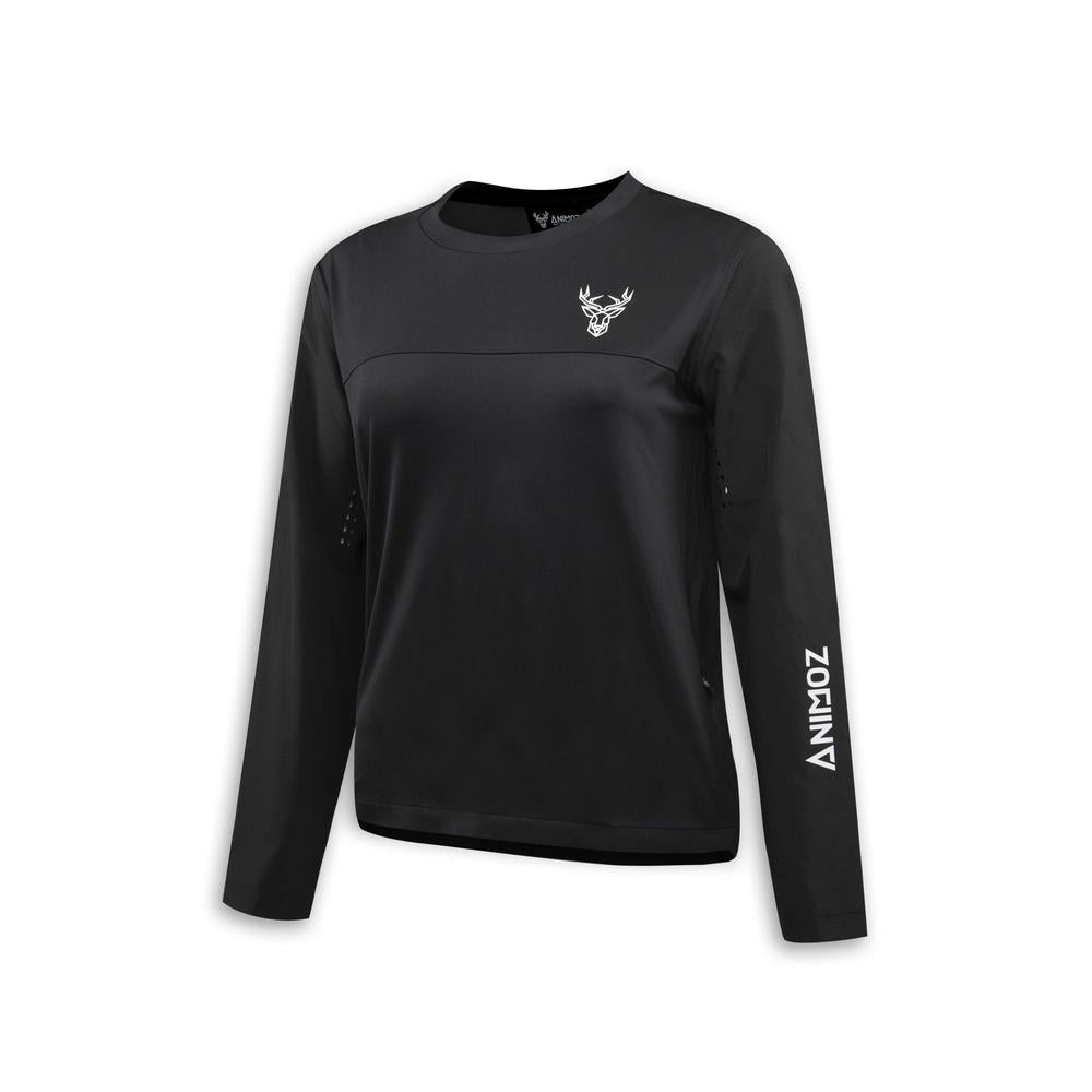 CAMISETA MANGA LARGA WMN WILD NEGRO