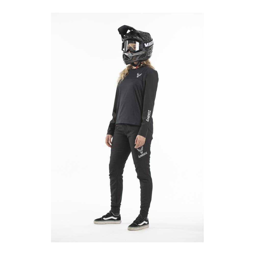 CAMISETA MANGA LARGA WMN WILD NEGRO