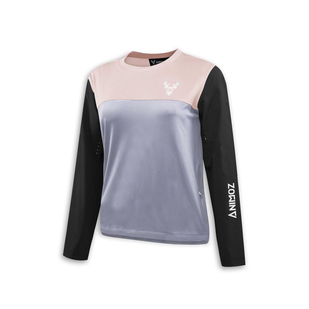 CAMISETA MANGA LARGA WMN WILD MORADO