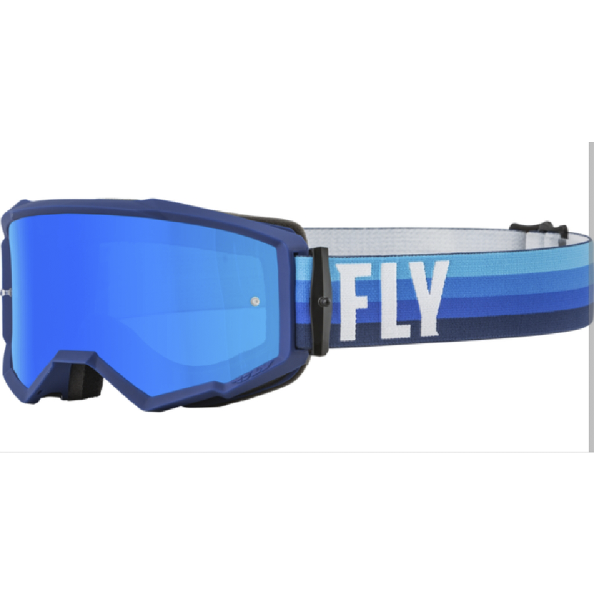 ZONE GOGGLE BLACK/BLUE W/ SKY BLUE MIRROR/SMOKELENS