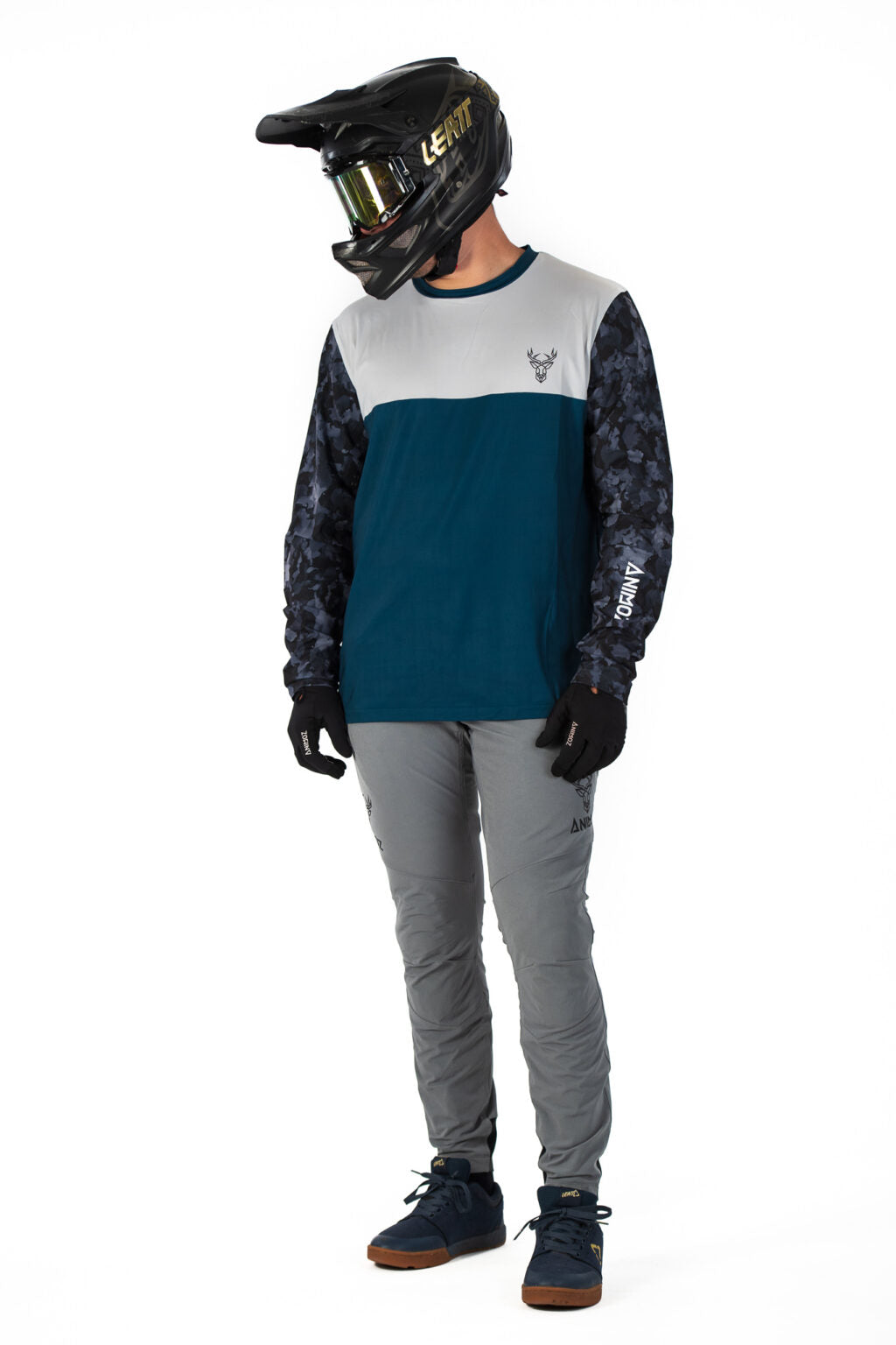 JERSEY MANGA LARGA AZUL WILD