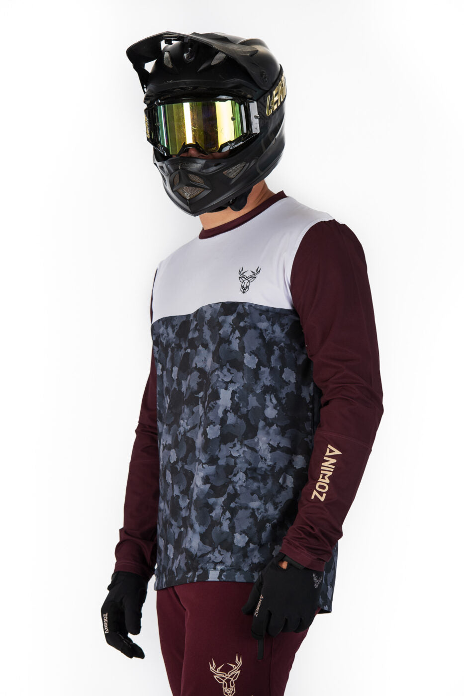 JERSEY MANGA LARGA BURDEOS WILD