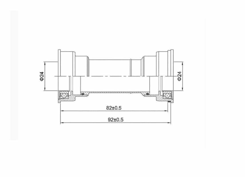 Cubeta de Motor -SHIMANO Press Fit