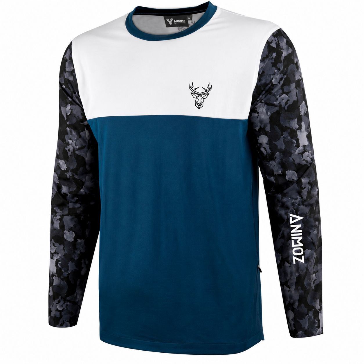 Jersey Animoz Manga Larga Azul Wild
