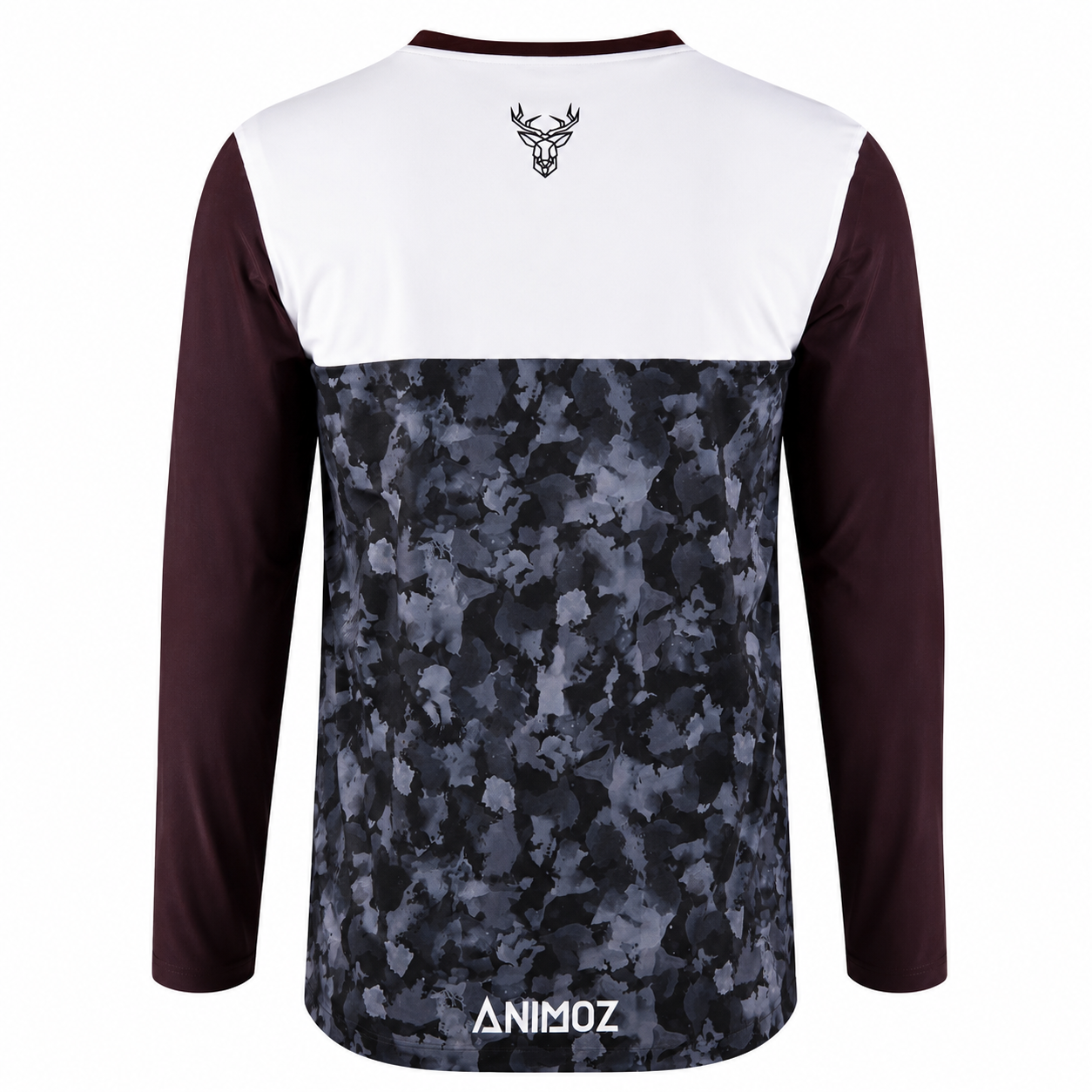 Jersey Animoz Manga Larga Burdeos Wild