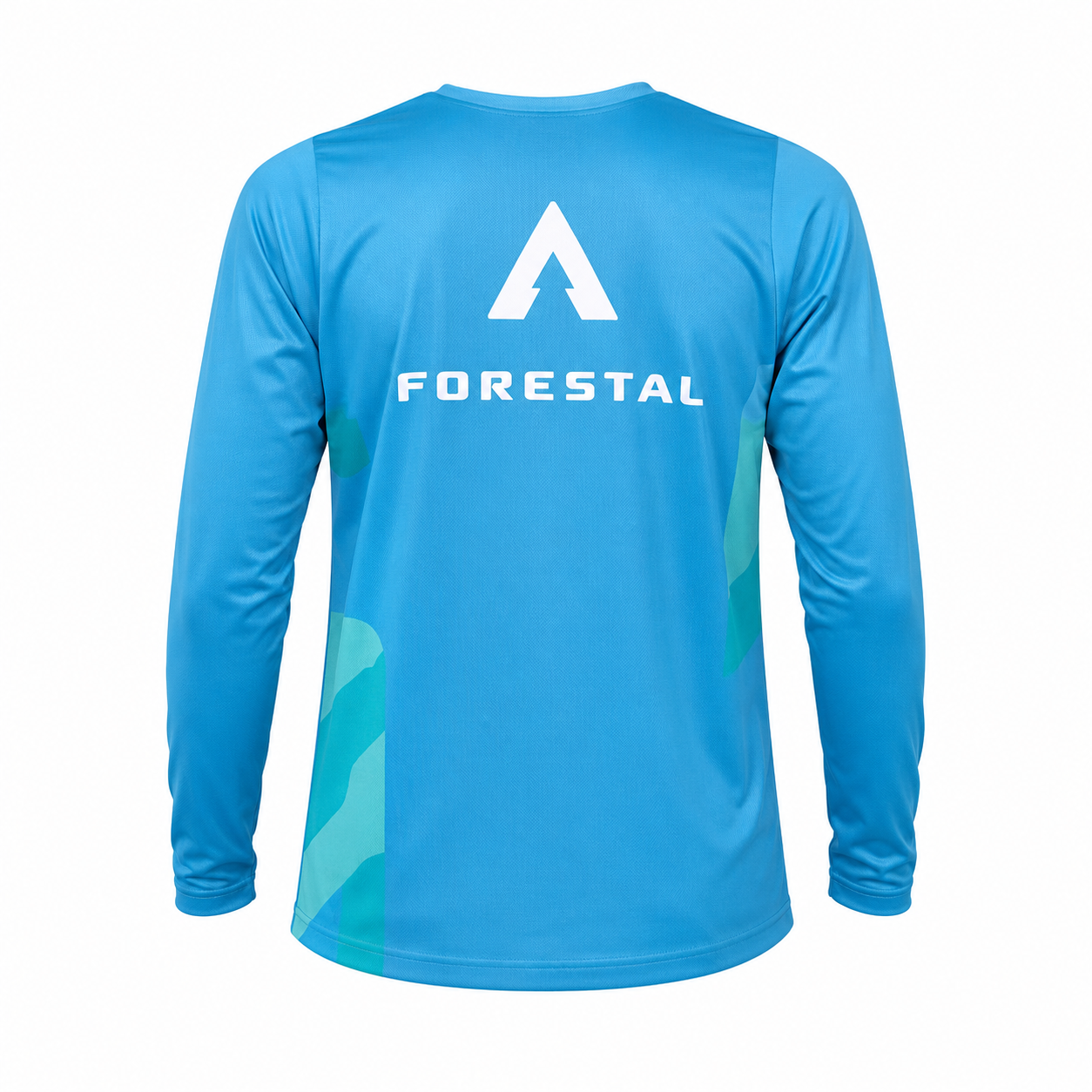 Tricota Manga Larga Forestal Enduro Celeste