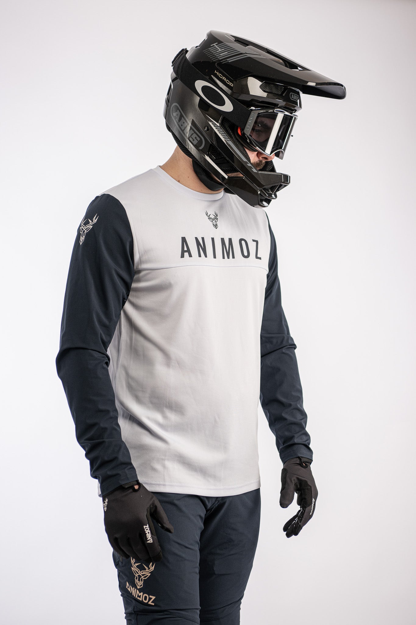 JERSEY  MANGA LARGA WILD GRIS CLARO