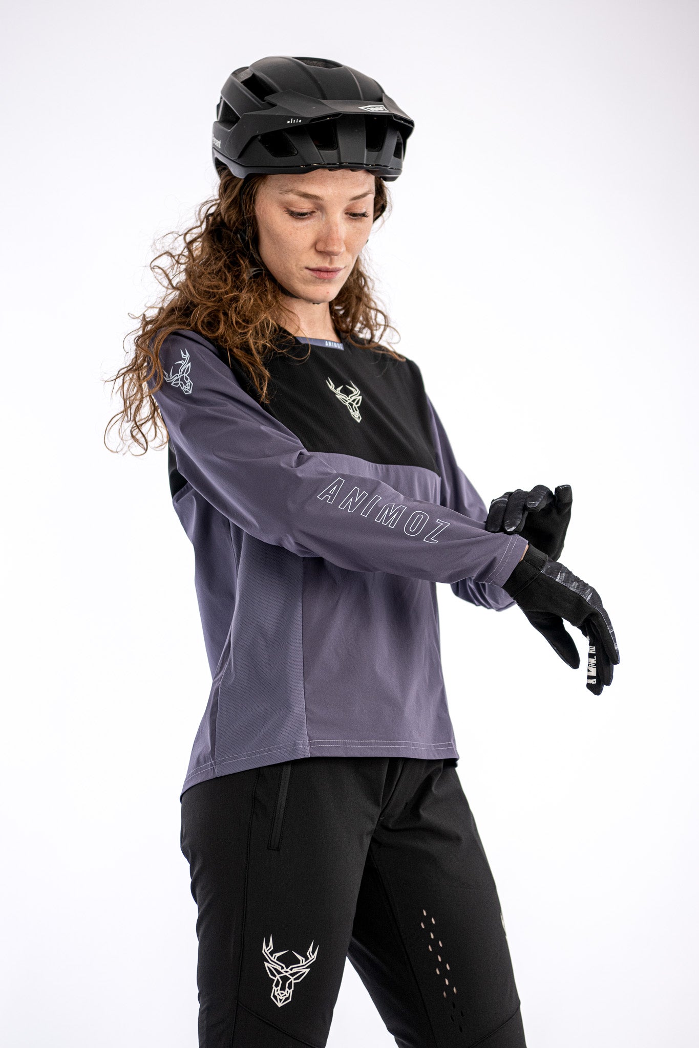 JERSEY MANGA LARGA PURE MUJER MORADO