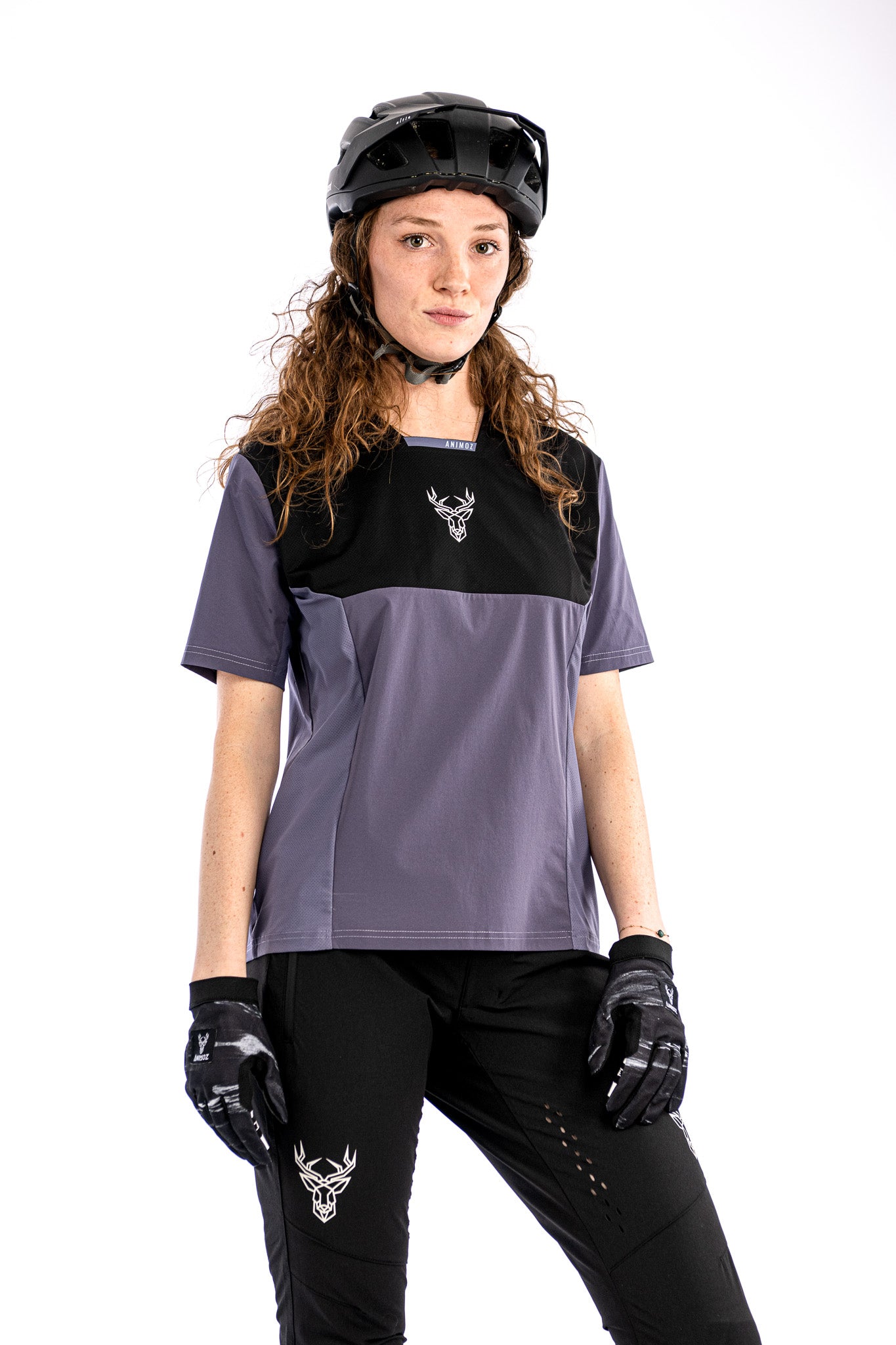 JERSEY MANGA CORTA PURE MUJER MORADO