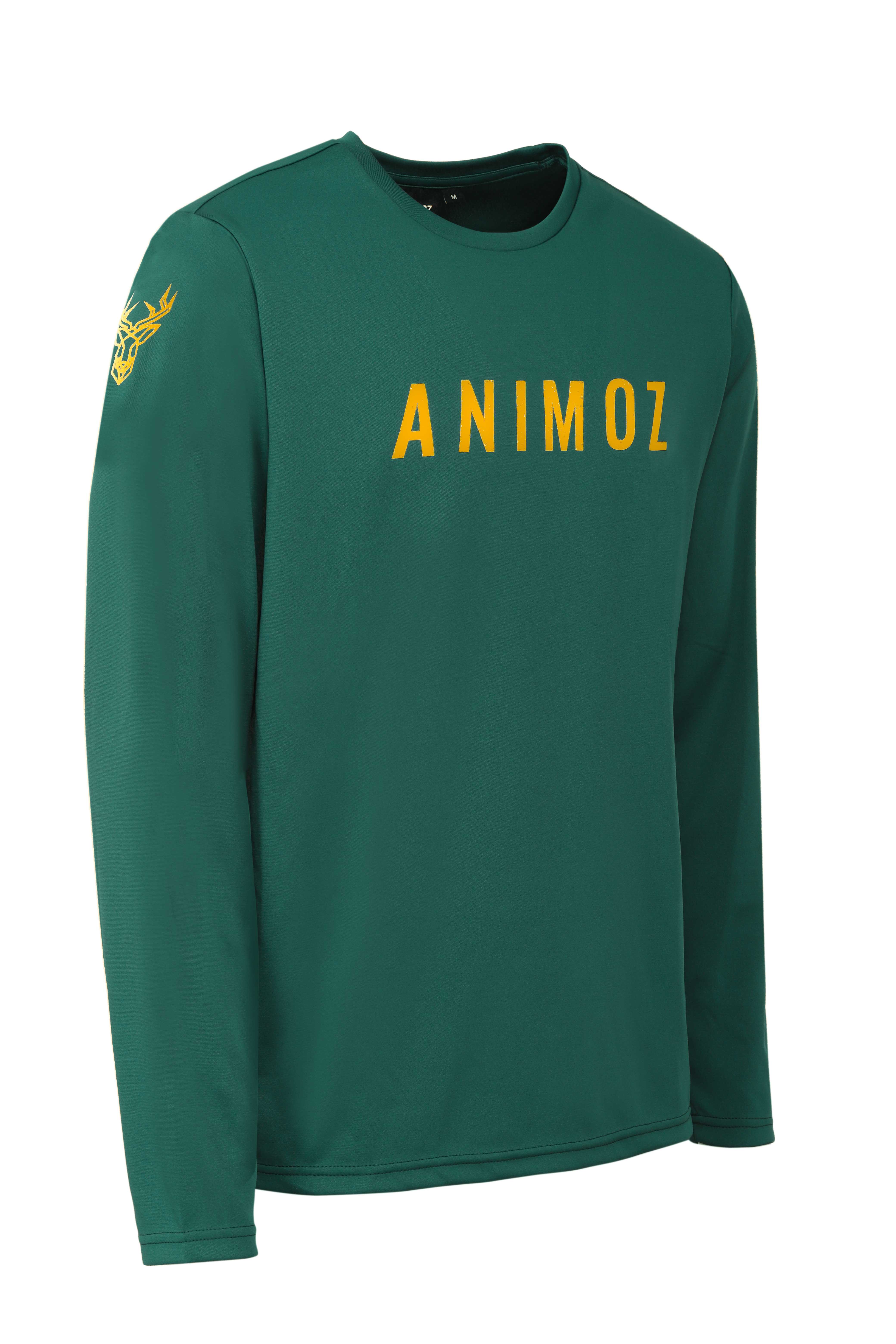 JERSEY  MANGA LARGA RAW VERDE