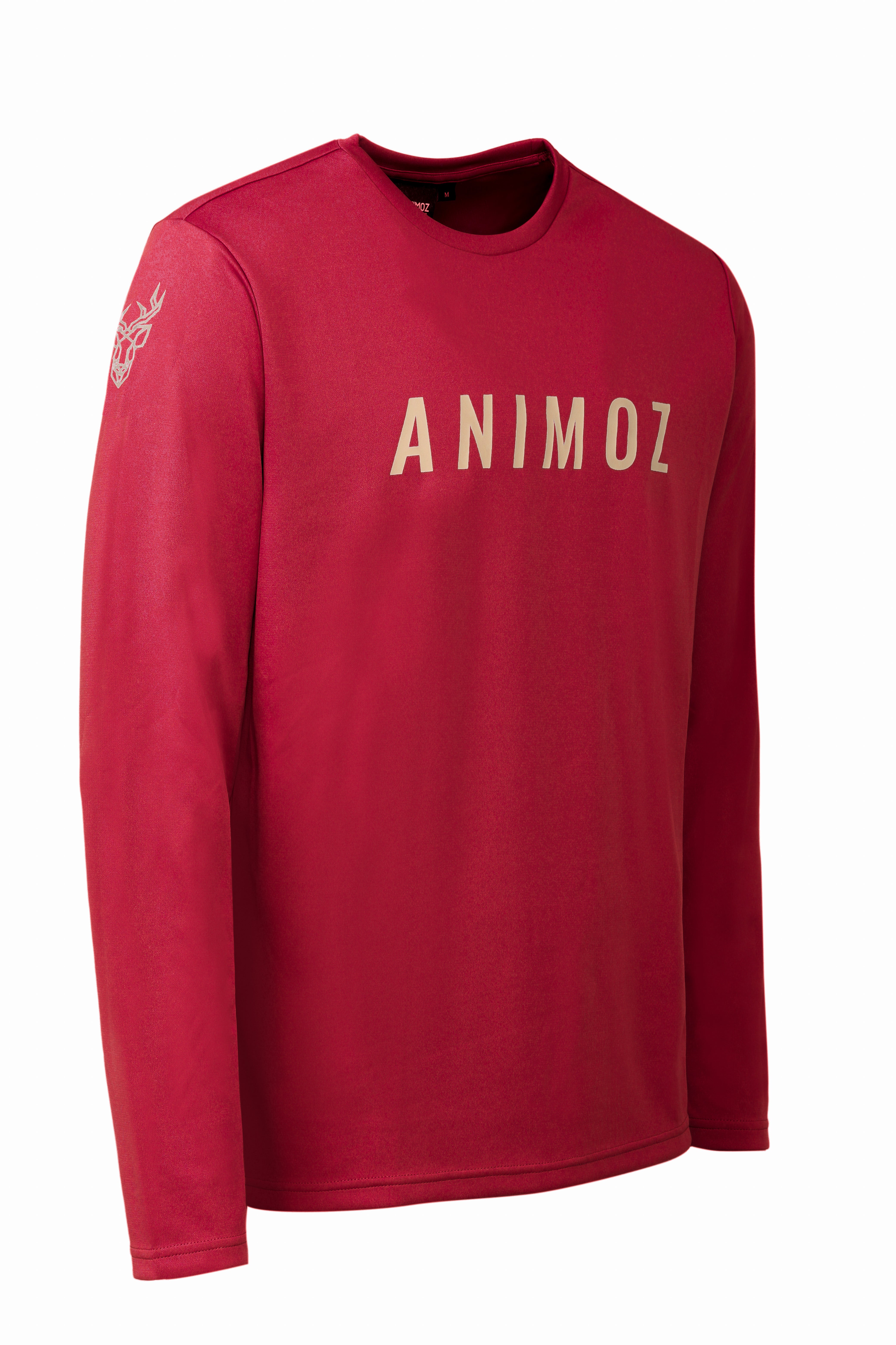 JERSEY  MANGA LARGA RAW ROJO