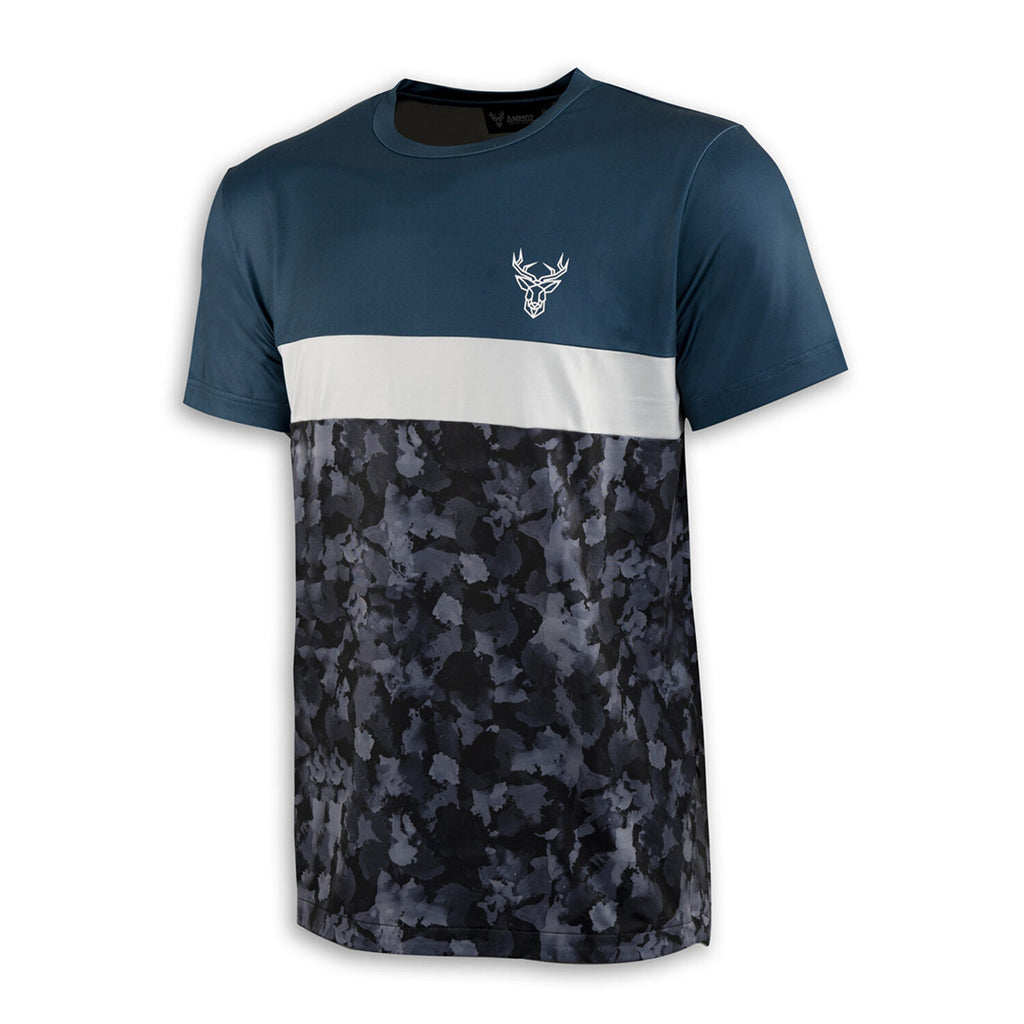 Jersey Animoz Manga Corta Wild Azul