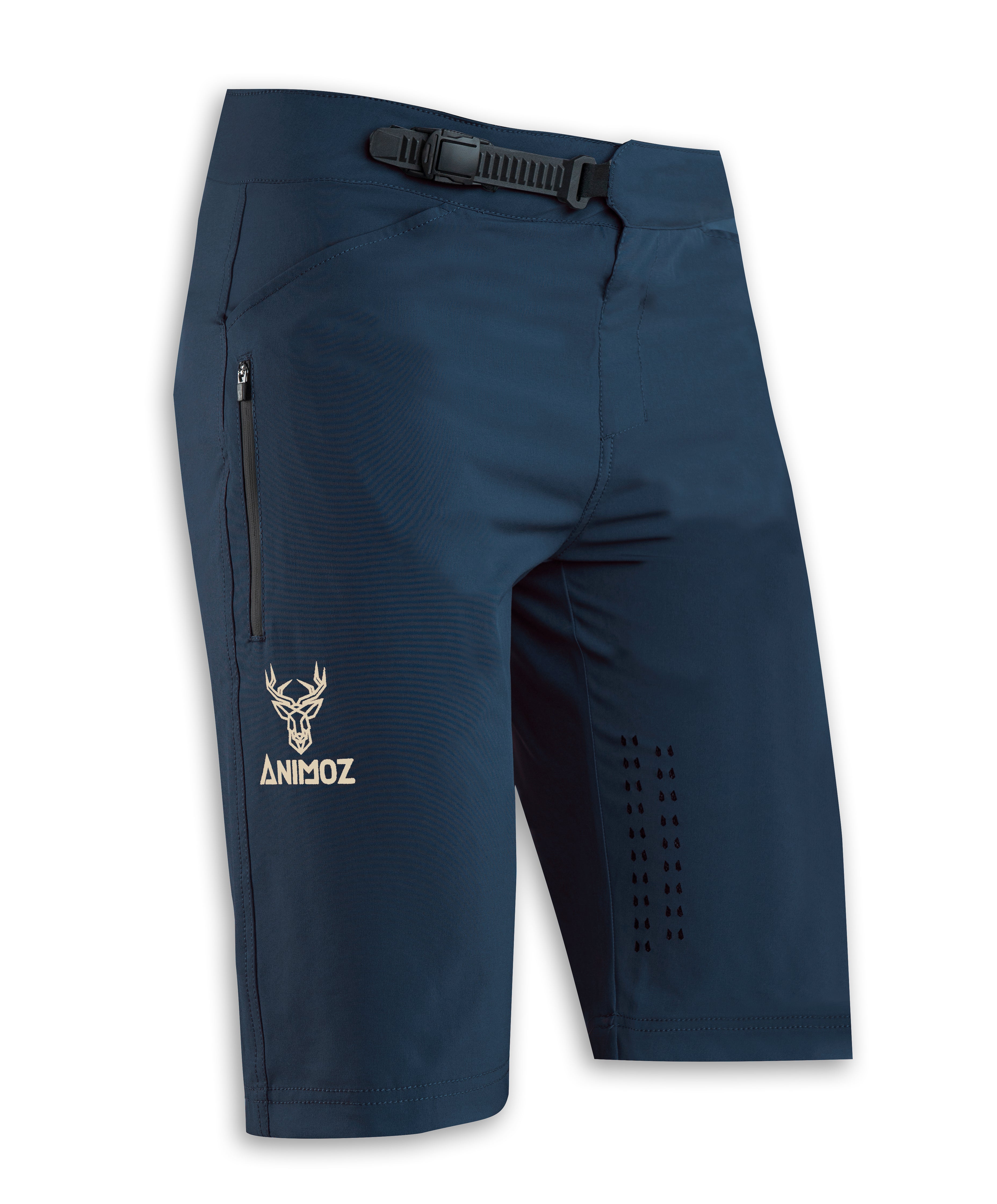 SHORT WILD AZUL MARINO - AVEC PEAU