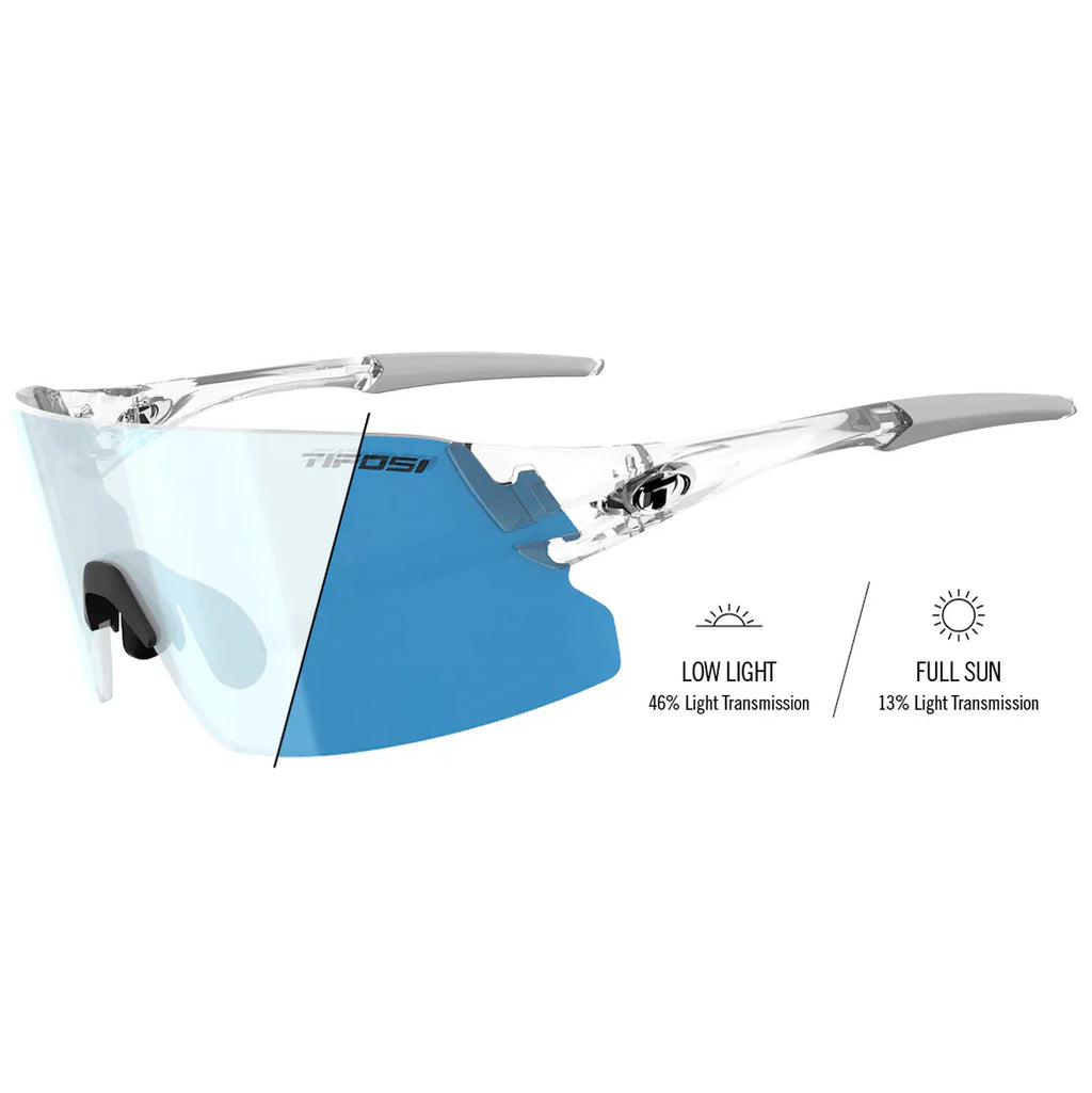 Tifosi Rail XC Crystal Clear Clarion Blue Fototec