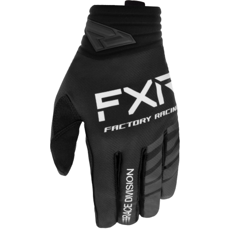 GUANTE FXR PRIME MX BLACK/WHITE M